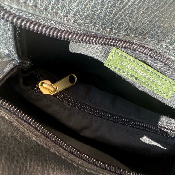 Anthropologie small/tiny vegan leather bag new condition vegan leather - Picture 3 of 13